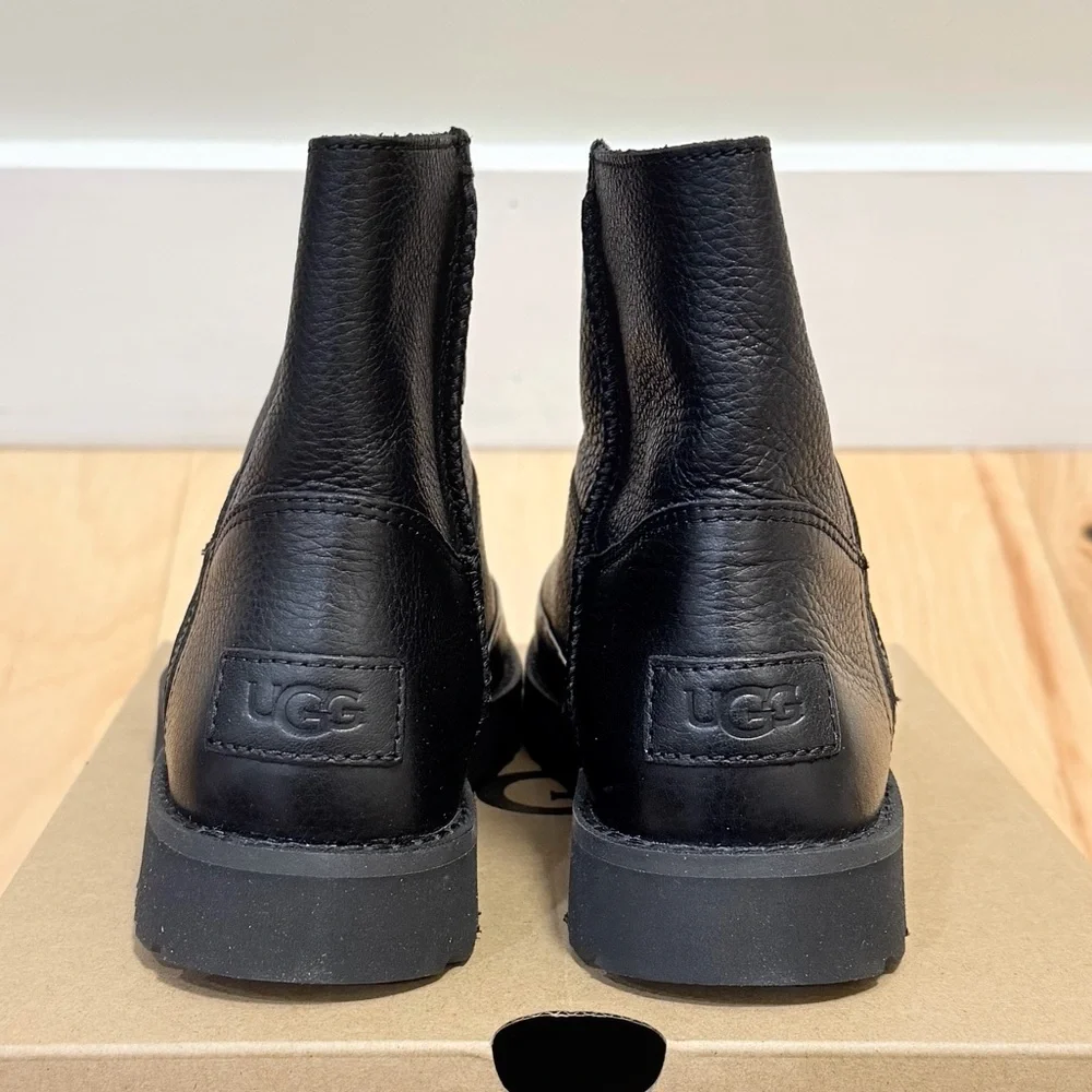 NWB UGG Australia Women’s Deconstructed Mini Leather Zip Boot - Picture 4 of 9